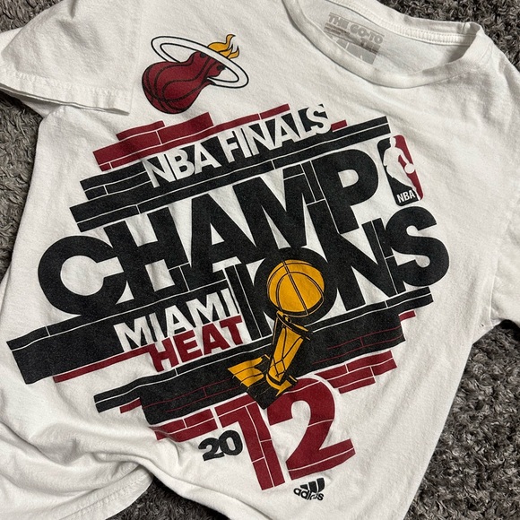 adidas Other - 2012 Miami Heat NBA Finals Champions Shirt LEBRON
